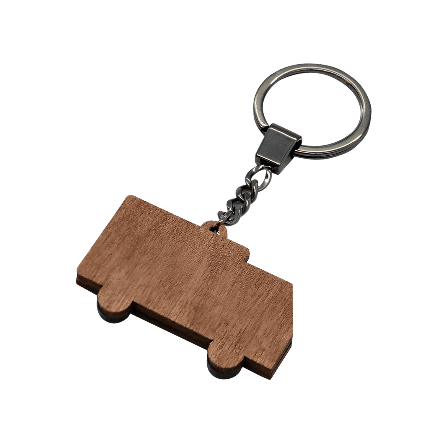 Брелок Грузовик (белый с синим)-3