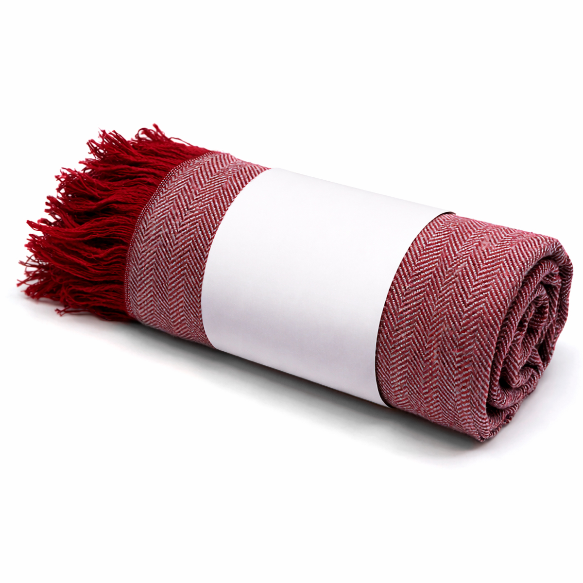 Плед полушерстяной COMFORT, Бордовый-0