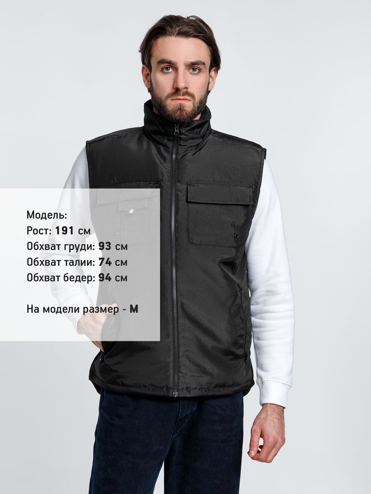Жилет мужской Stockholm, черный-3