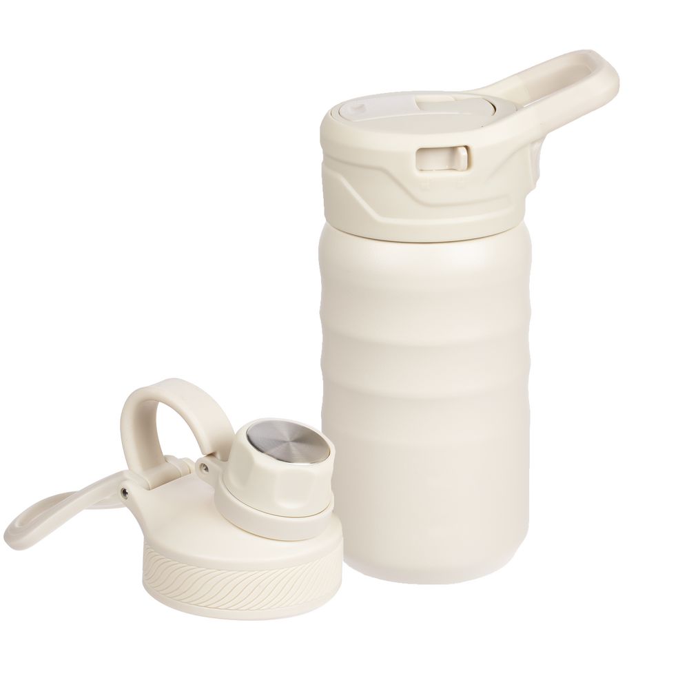 Термобутылка Fujisan 2.0 без логотипа, белая (молочная)-1