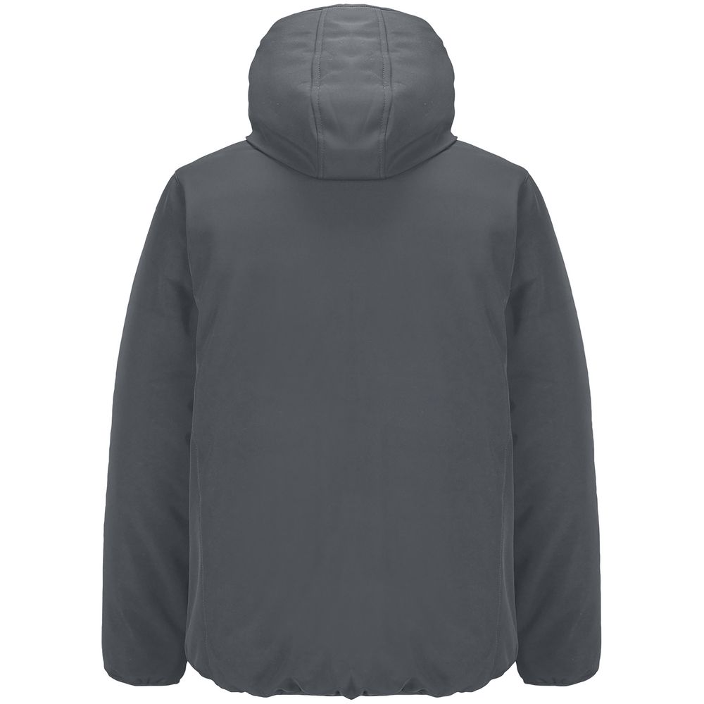 Куртка софтшелл с капюшоном мужская Falcon Men, темно-серая-1