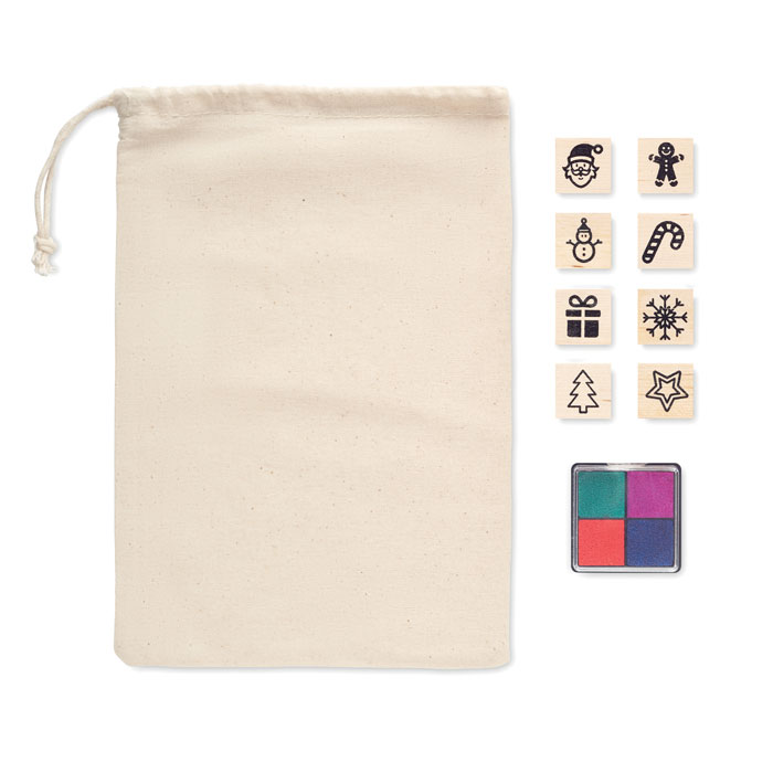 Набор штампов, бежевый-3