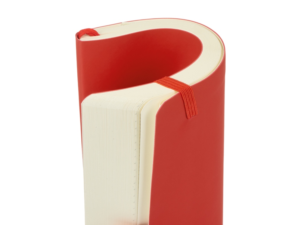 Блокнот Vision 2.0 А5 в гибкой обложке, красный-5