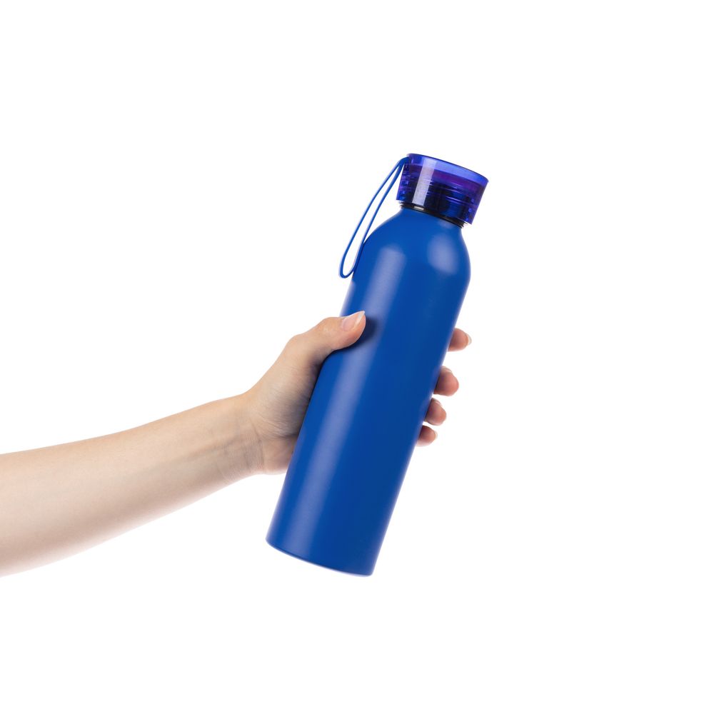 Бутылка для воды Brooke, матовая синяя-2