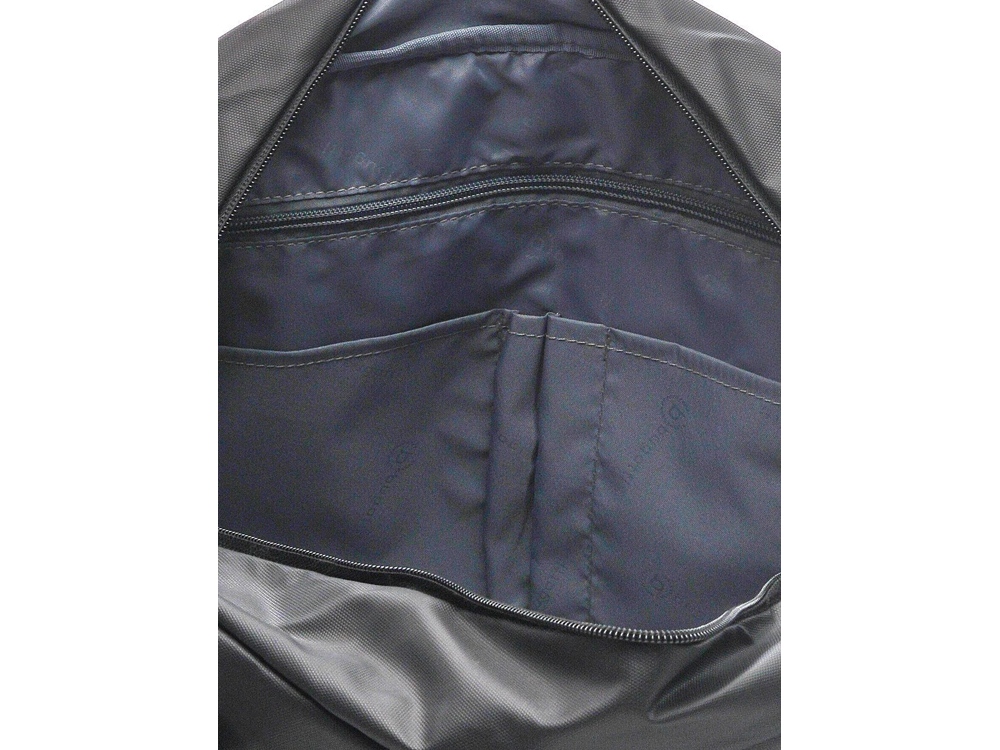 Сумка спортивная BUGATTI Universum 15'', графитовая, полиэстер меланж/тарпаулин, 54х14х33 см, 24 л-4