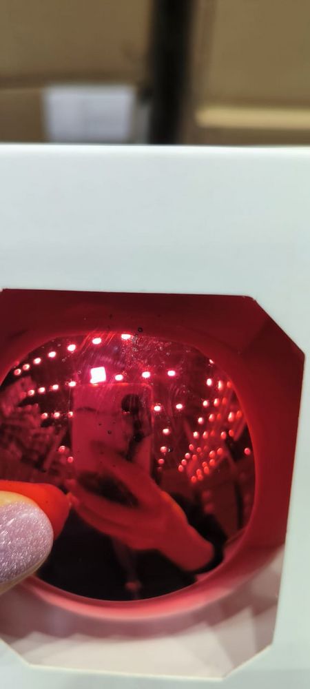 Оформительский шар Finery, 10 см, глянцевый красный-2