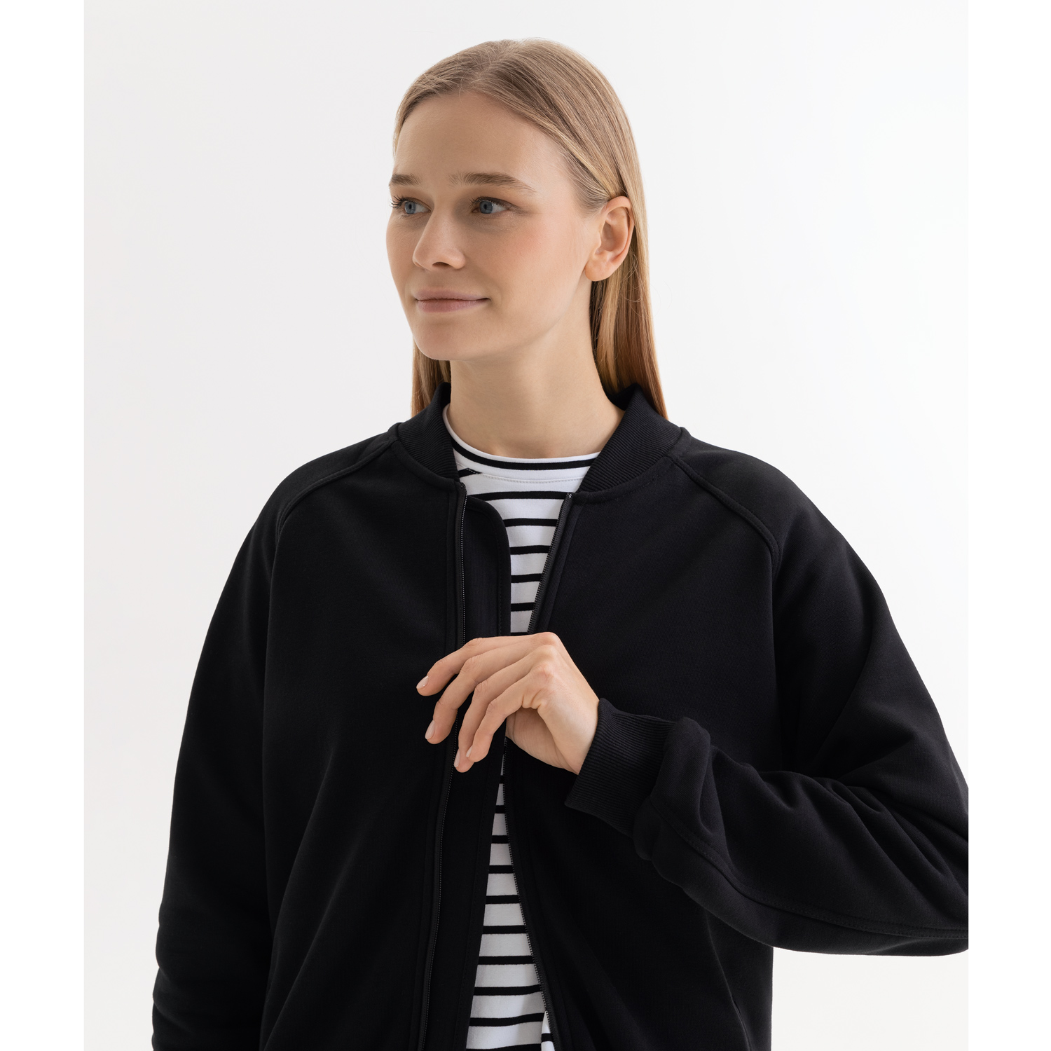 Толстовка на молнии унисекс Торрес НЕО (Torres NEO), черная-4