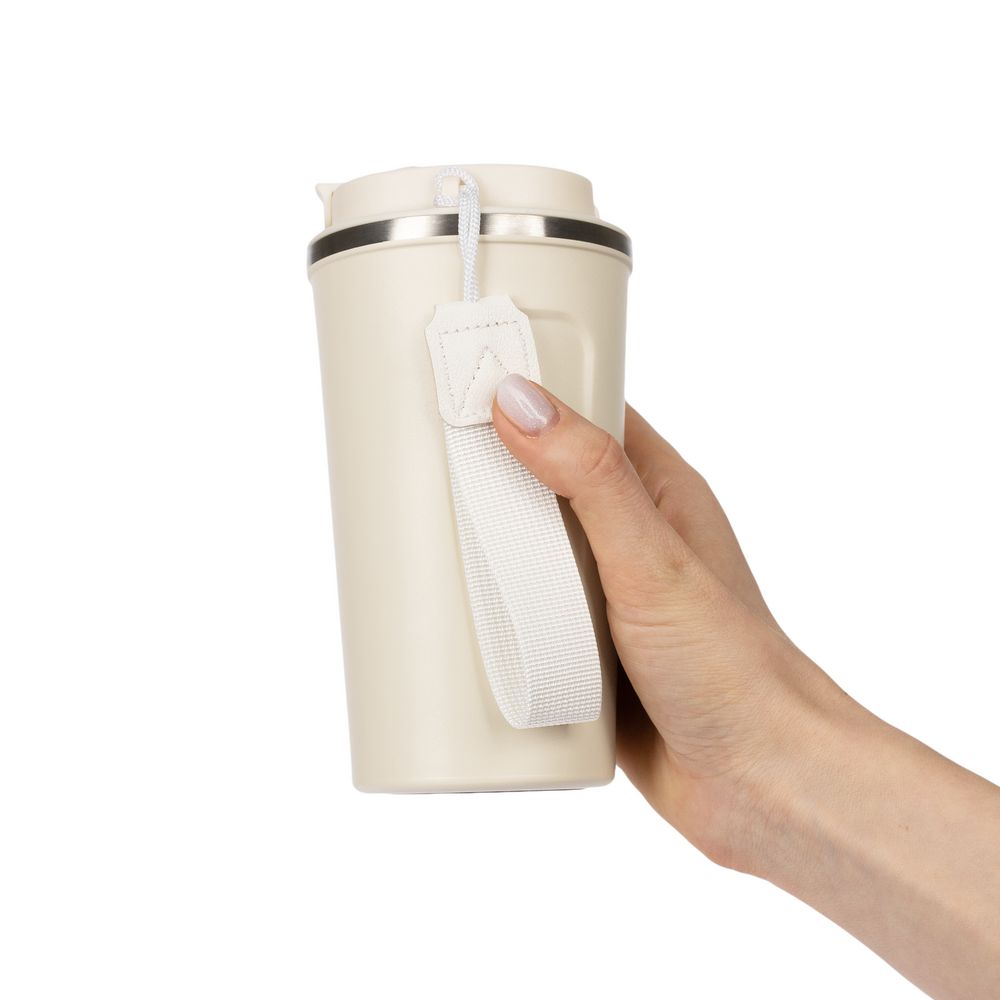 Смарт-стакан с заменяемой батареей tellMug, ver.2, молочно-белый-3