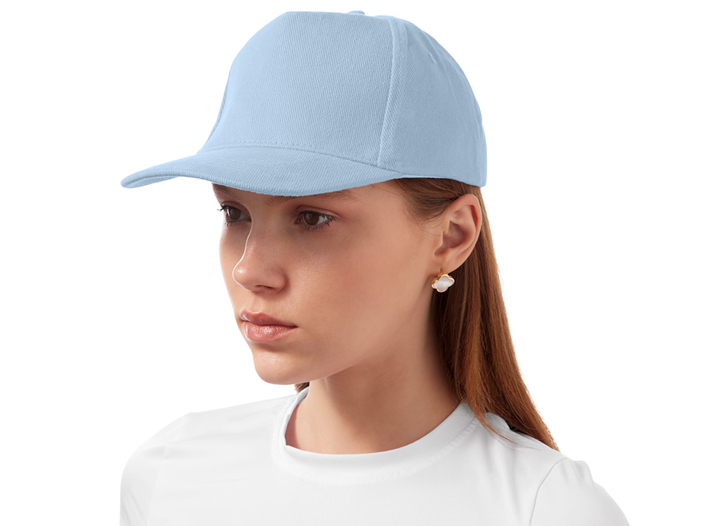 Бейсболка Florida 350 5-панельная, небесно-голубой-2