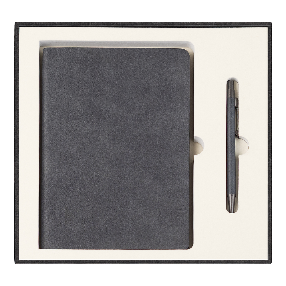 Набор подарочный Solution Superior Duo (ежедневник, Тёмно-серый-0
