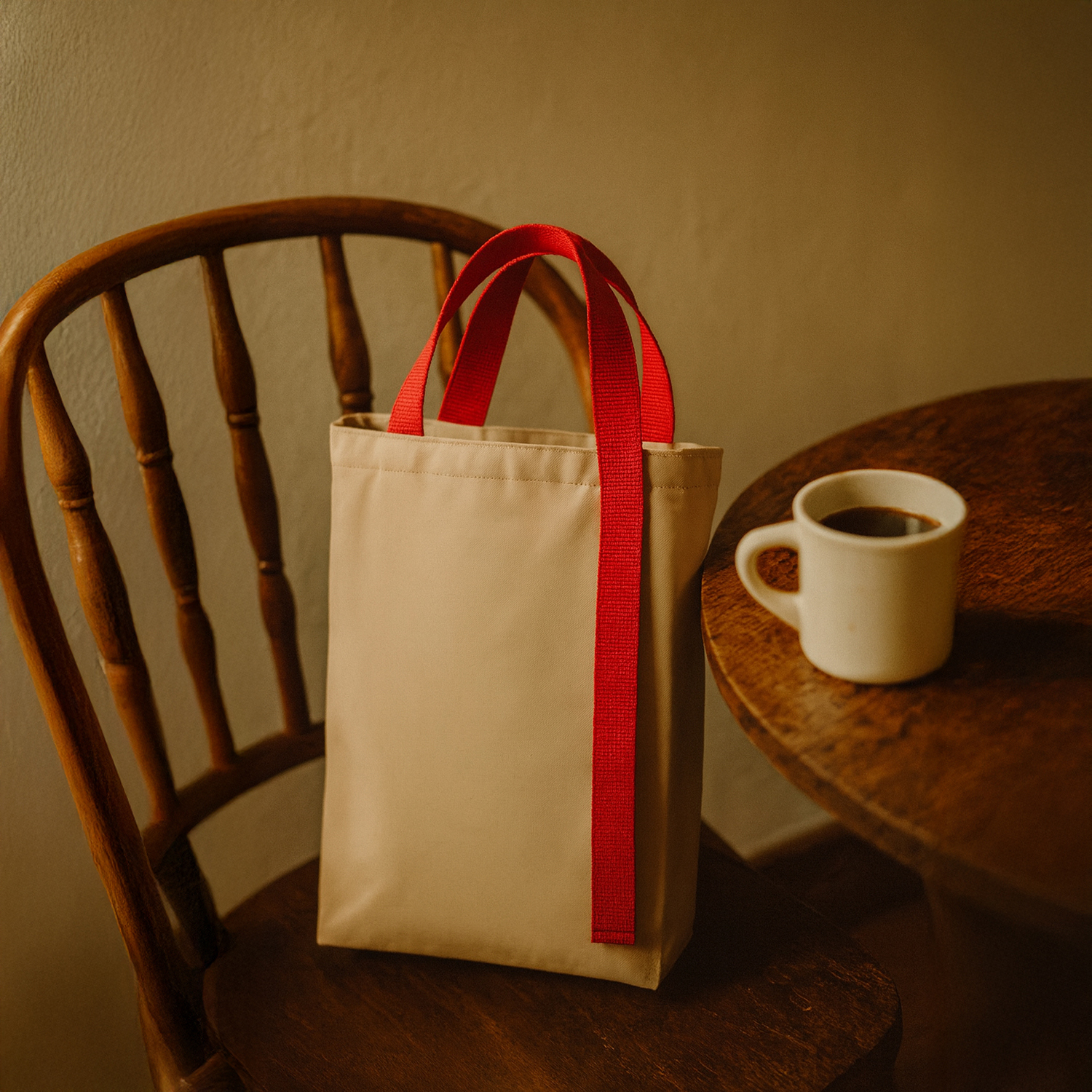 Шоппер Superbag Pack (M) (неокрашенный с красным)-4