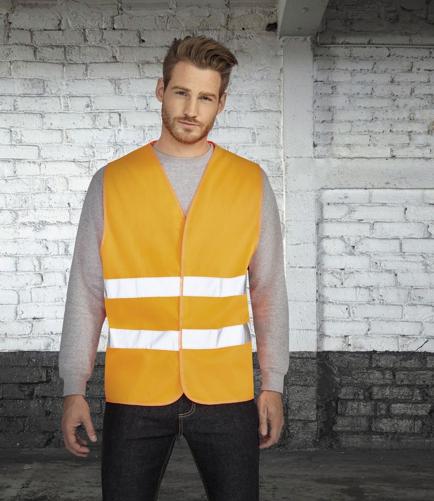 Жилет светоотражающий Secure Pro, оранжевый неон-2