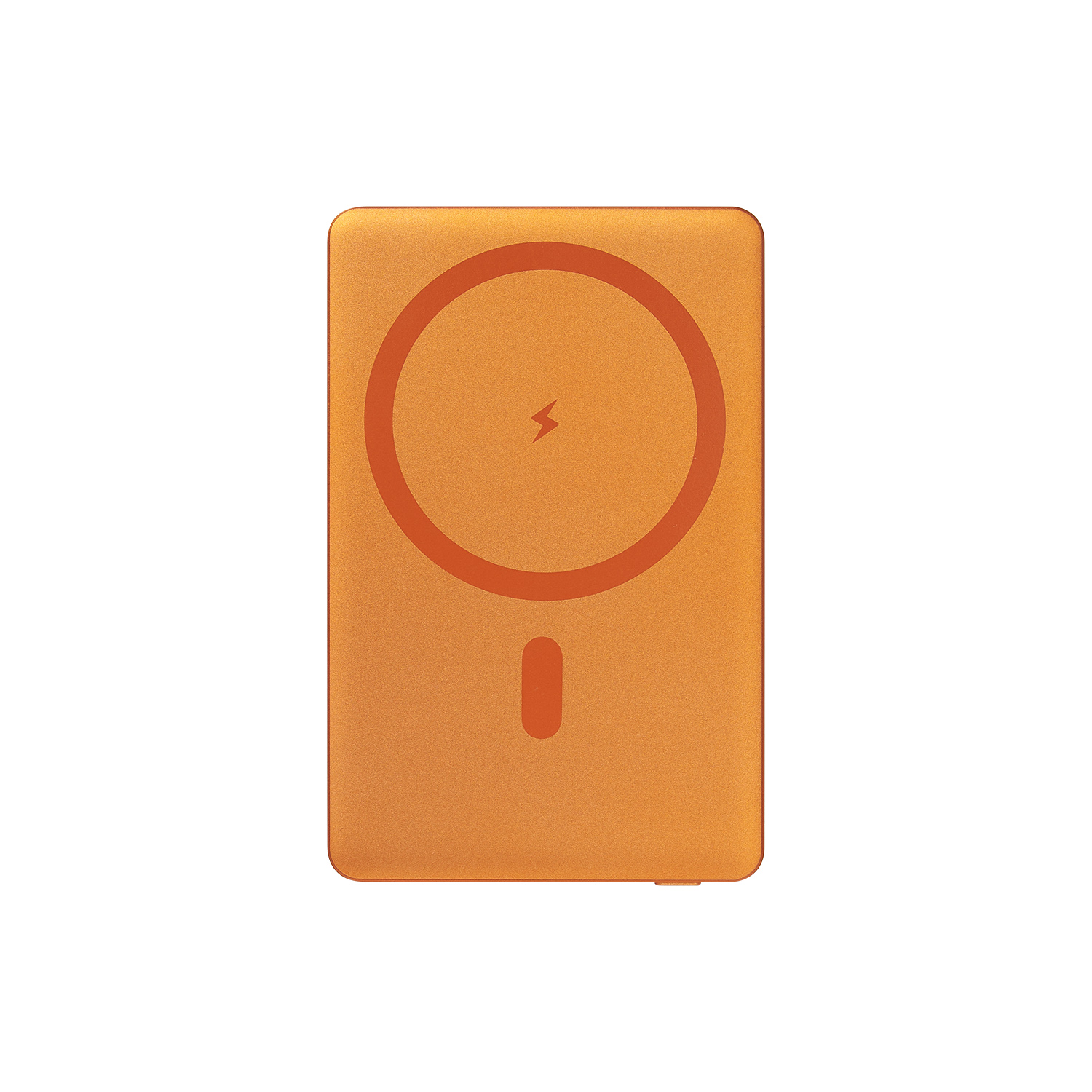 Внешний аккумулятор Atlantis PD 5000mAh с функцией беспроводной зарядки 15W, оранжевый-5