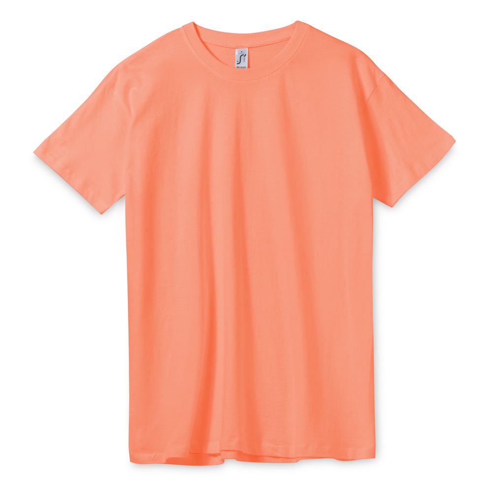 Футболка унисекс Regent 150, оранжевая (абрикосовая)-0