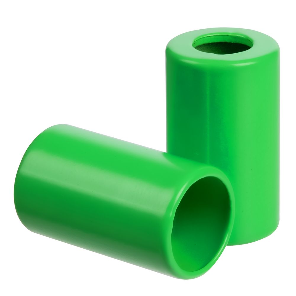 Пара наконечников для шнурка Tizzle, зеленый неон-1