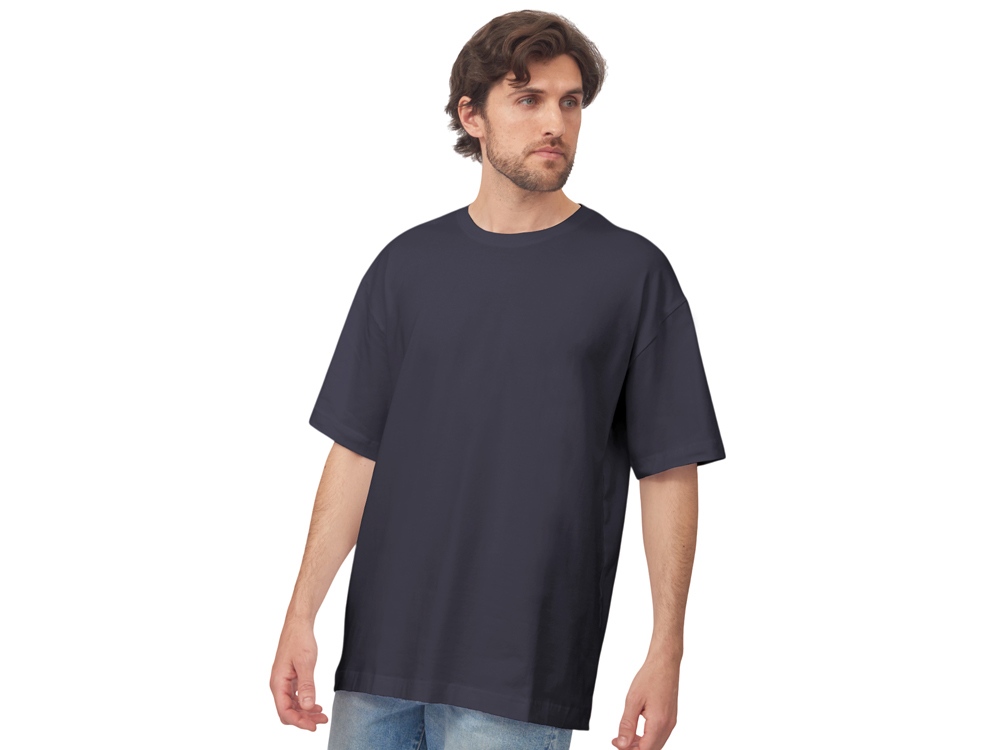 Футболка оверсайз Vienna унисекс , темно-синий-3