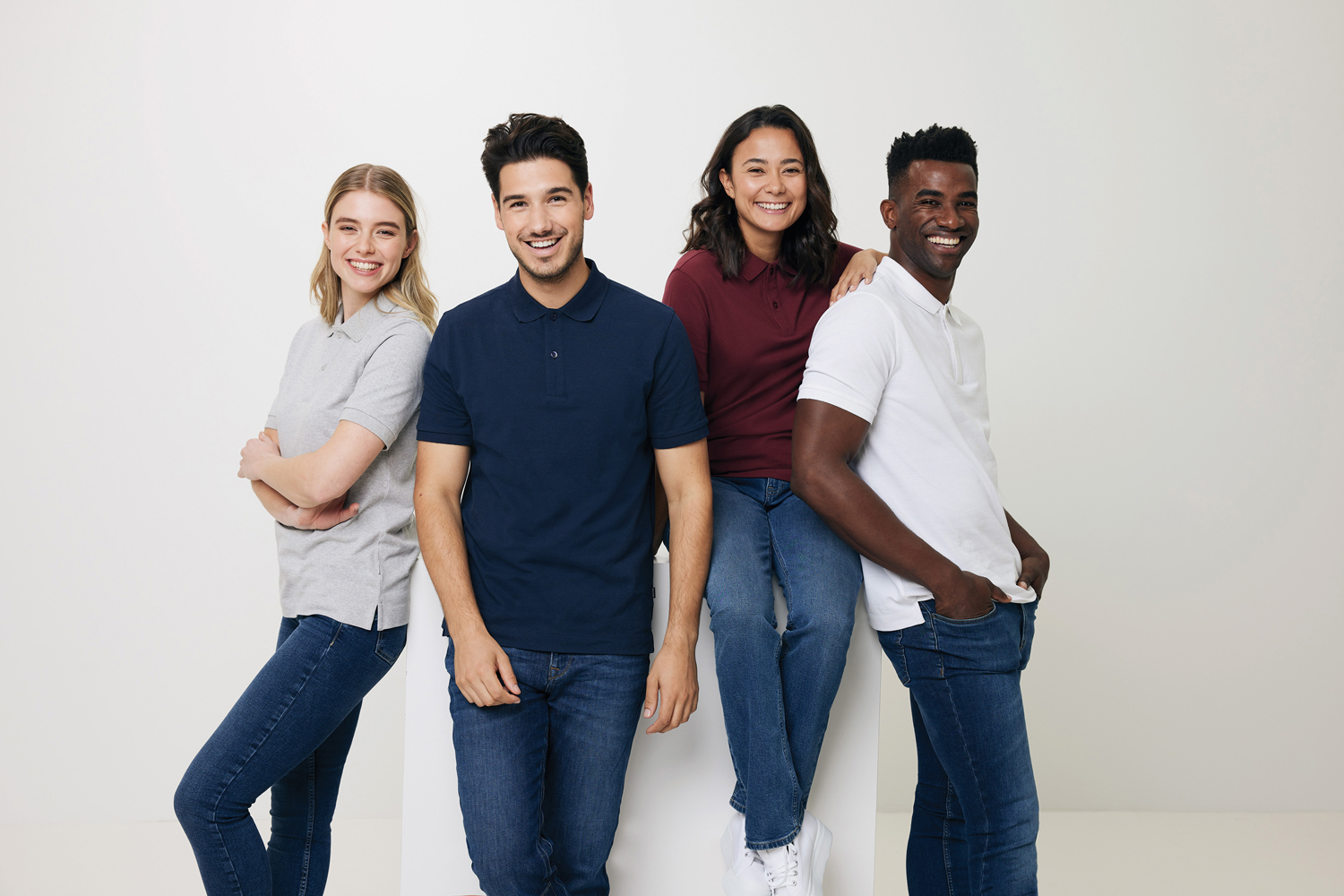 Рубашка поло Iqoniq Yosemite из переработанного хлопка-пике, унисекс, 220 г/м²-13