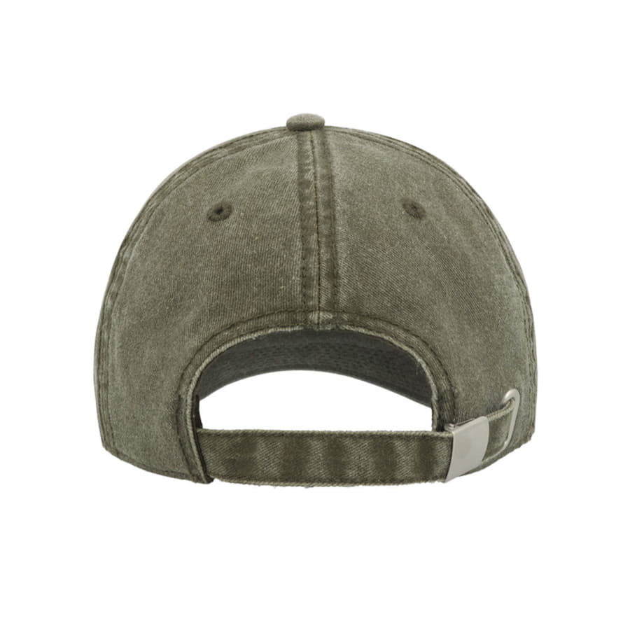 Бейсболка винтажная DIGG, 6 клиньев, металлическая застежка, оливковый-8