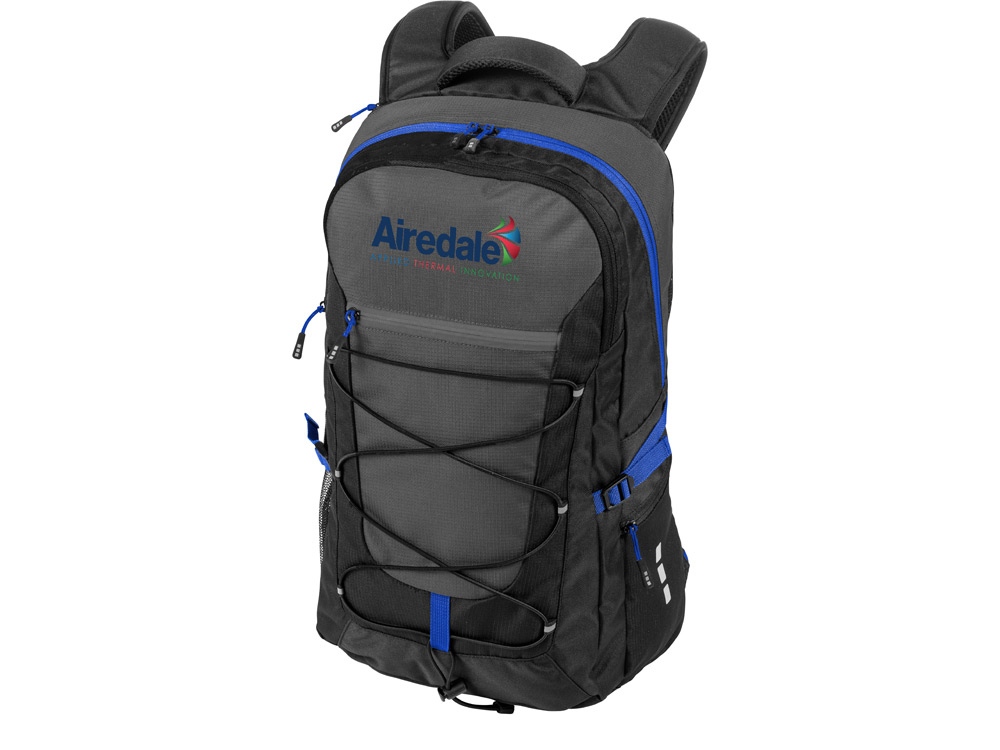 Рюкзак Milton для ноутбука 15,4, черный/темно-серый/ярко-синий-3