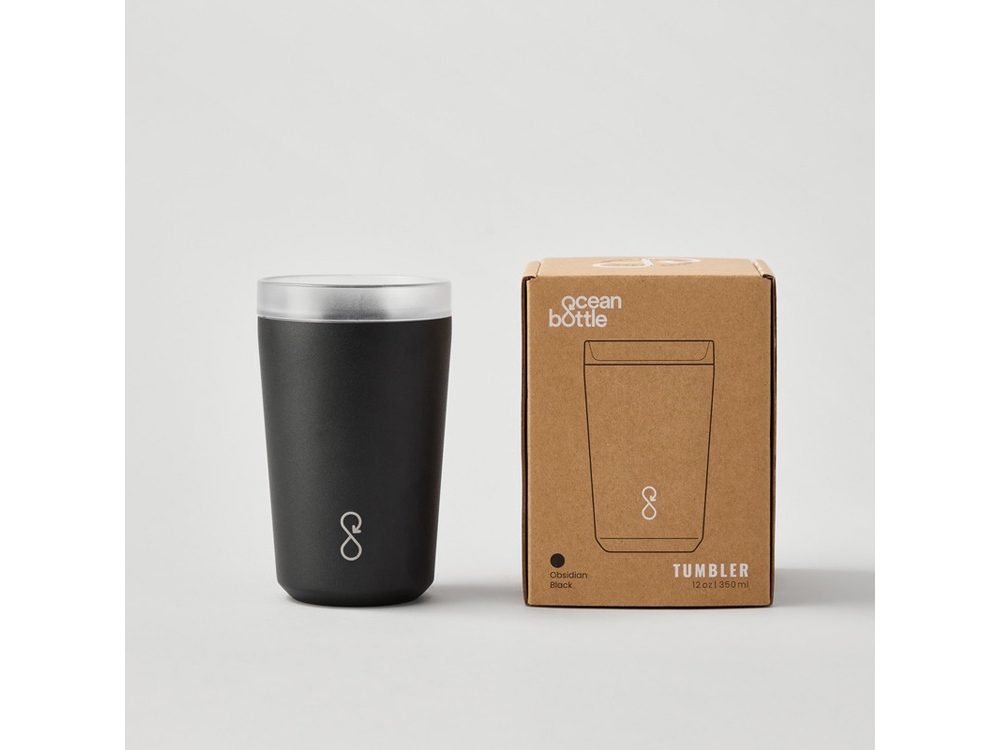 Ocean Bottle термостакан объемом 350 мл - Черный-5