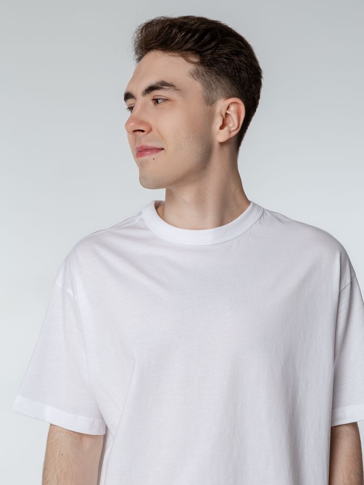 Футболка оверсайз мужская Boxy Men, белая-4