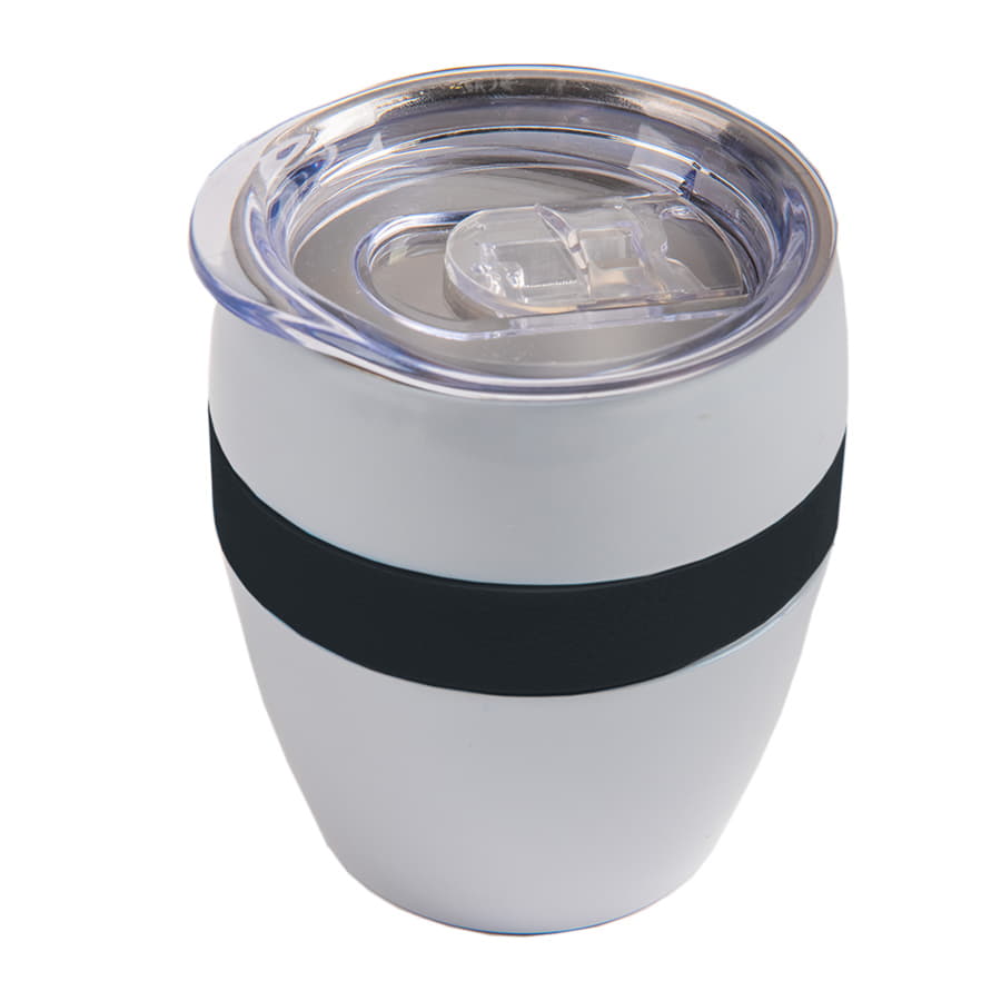 Термокружка LINE, белый, черный-6