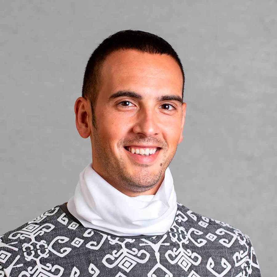 Шарф-бандана NICAL, белый, 48 x 26 см, антибактериальный полиэстер, белый-1