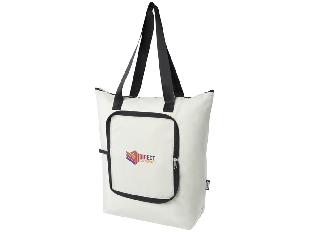 EcoFold Складная сумка-холодильник из RPET 15 л - Sandstone-4