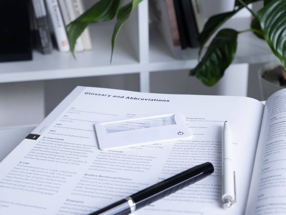 Лупа Visionary с подсветкой, белая-4