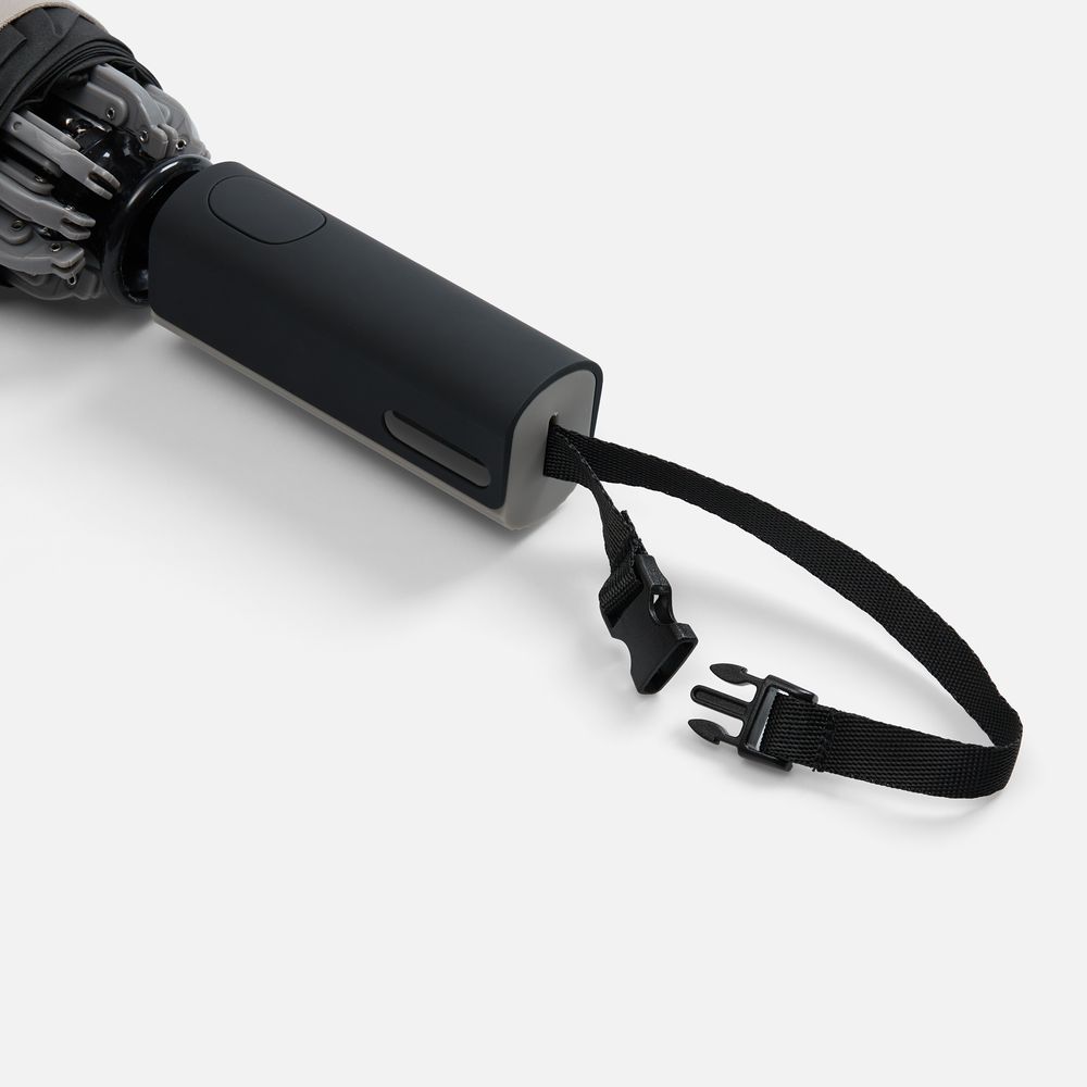 Зонт обратного сложения Easyroll, черный-4