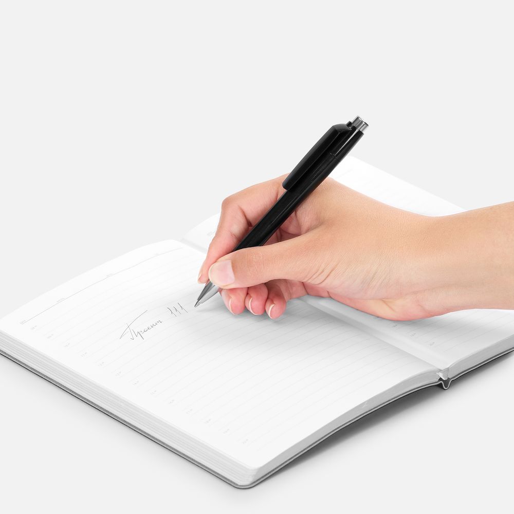 Ручка шариковая Klippa, черная-2