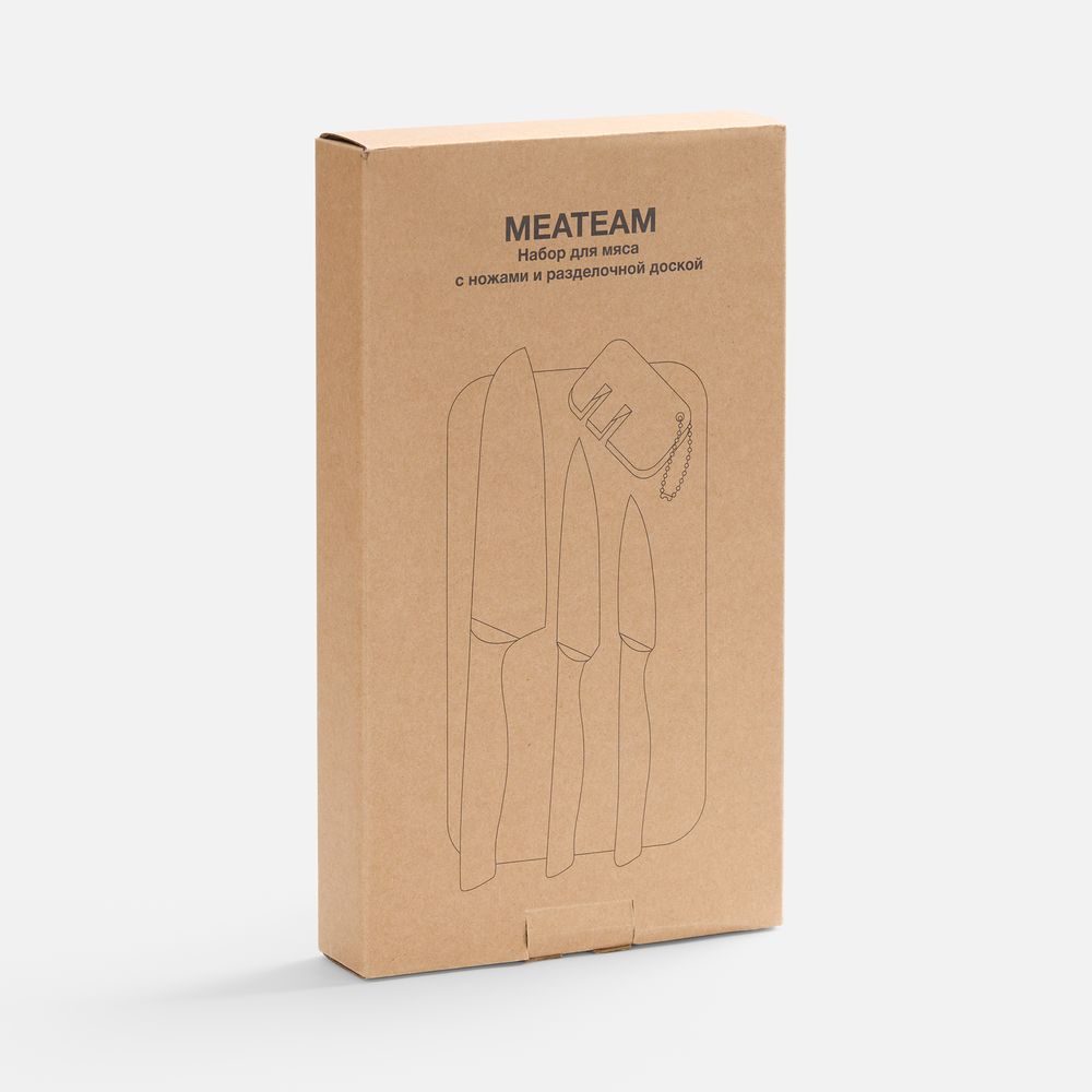 Набор для мяса Meateam с ножами и разделочной доской-3