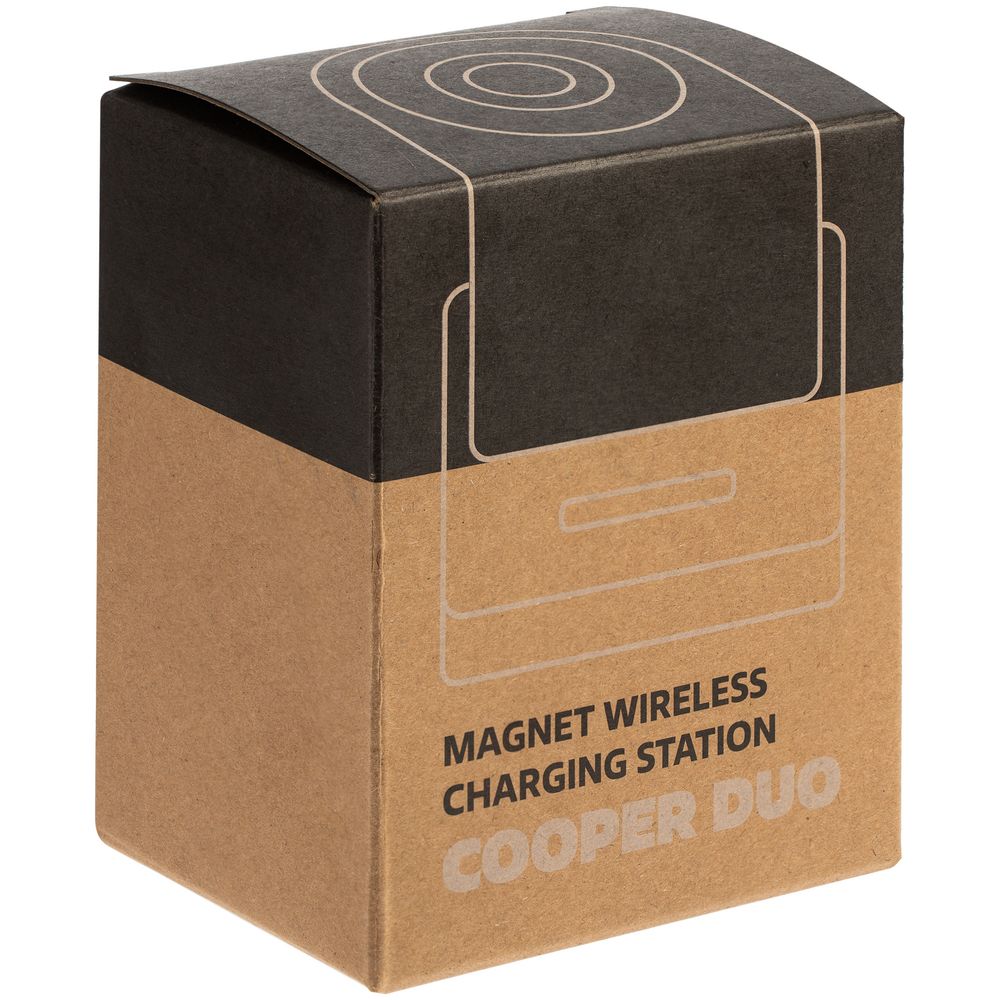 Зарядная станция с подсветкой Cooper Duo, белая-7