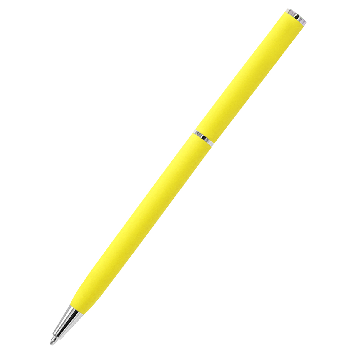 Ручка металлическая Tinny Soft софт-тач, Жёлтый-3