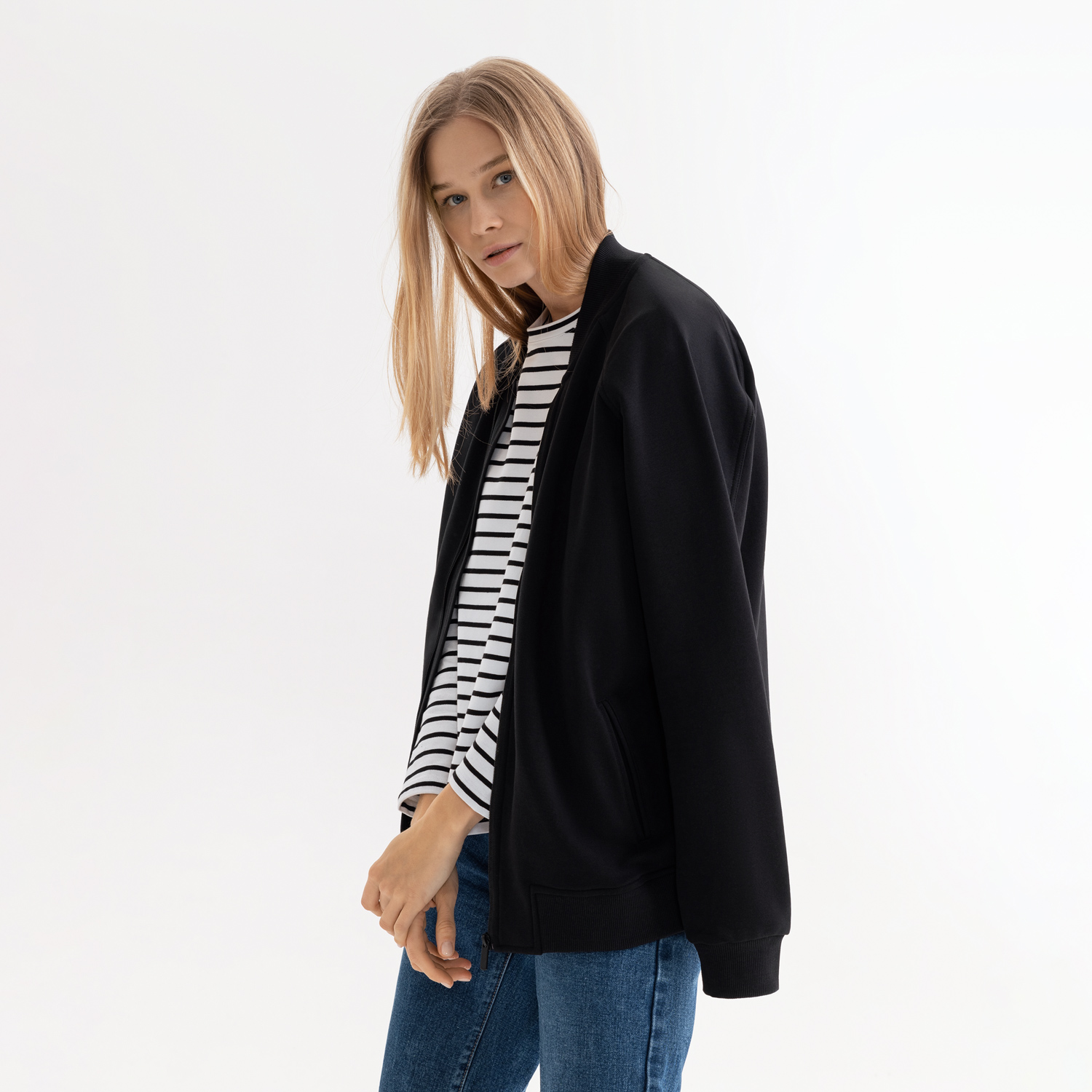 Толстовка на молнии унисекс Торрес НЕО (Torres NEO), черная-3