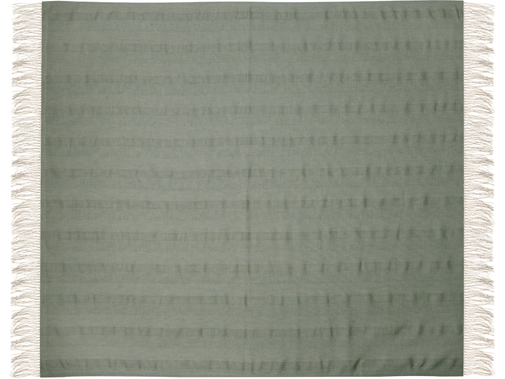 Плед Hild, темно-зеленый-6