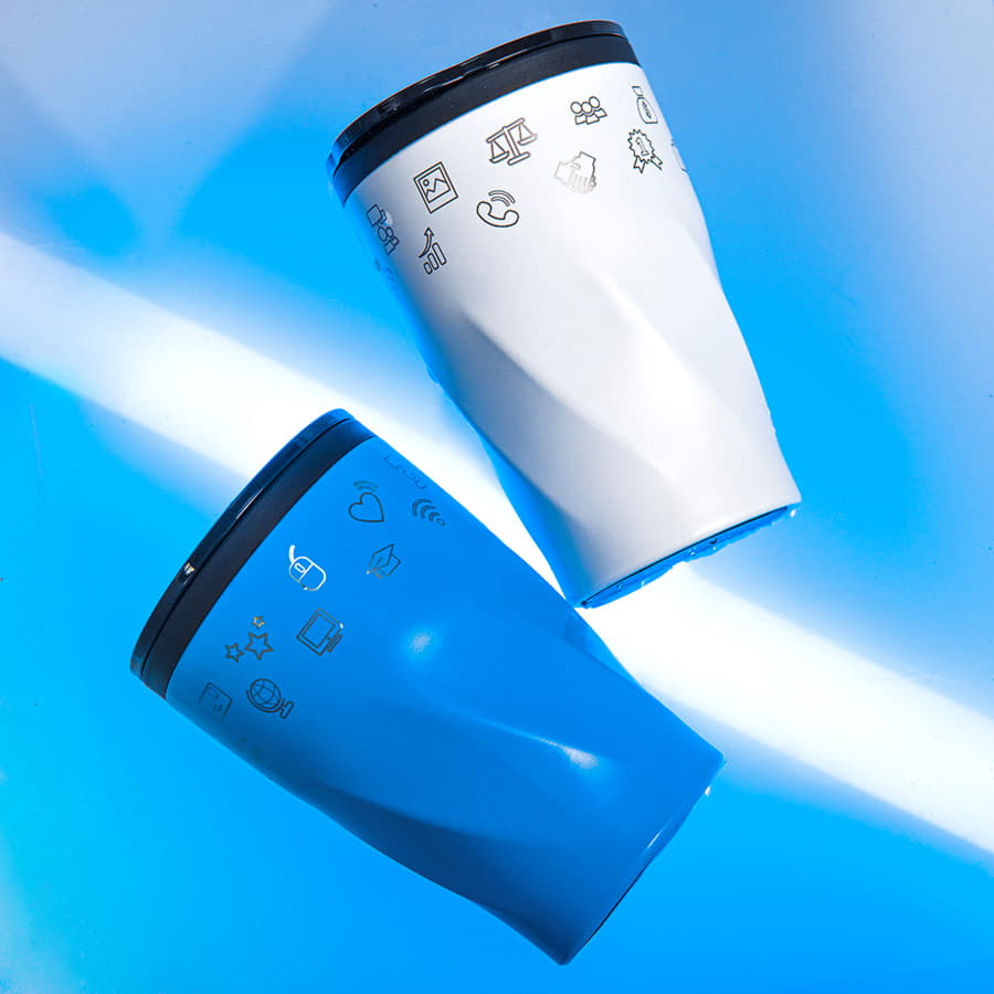 Термокружка BASIC, 350 мл, оранжевый-9