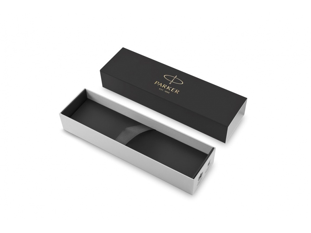 Шариковая ручка Parker IM Premium Warm Silver (grey)  GT, стержень: M, цвет чернил: blue, в подарочной упаковке.-5