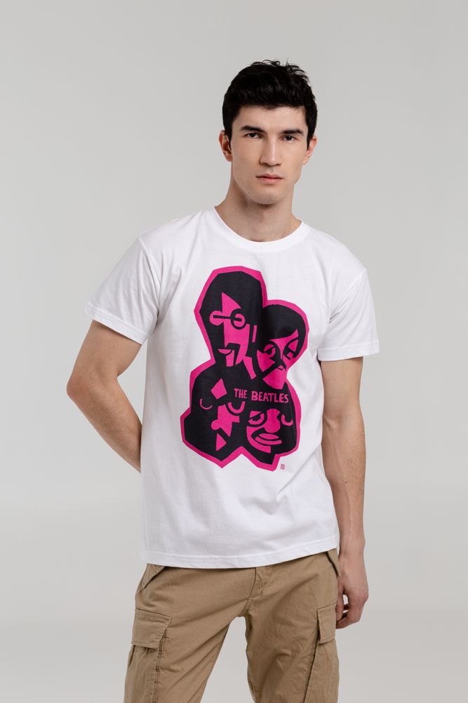 Футболка «Меламед. The Beatles», белая-1