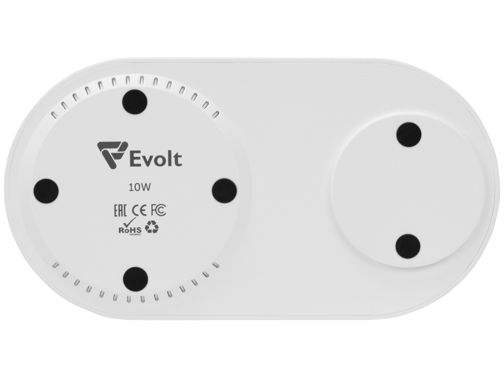 Настольный светильник с беспроводной зарядкой Flamp, белый-5