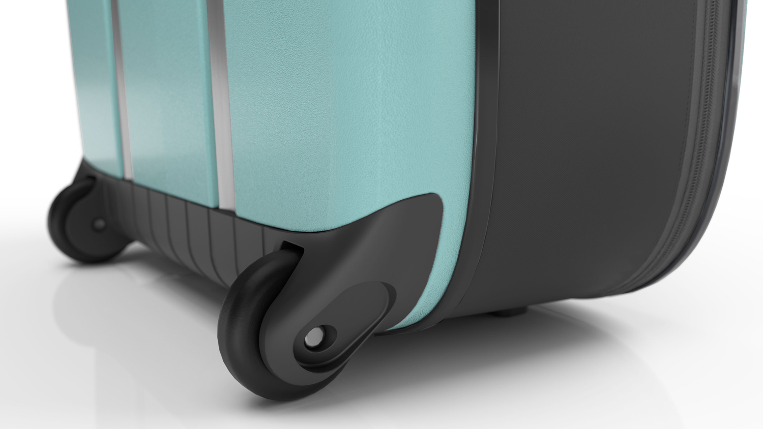 Чемодан складной Rollink Vega II 55x40x20 см, 2 колеса, бирюзовый-9