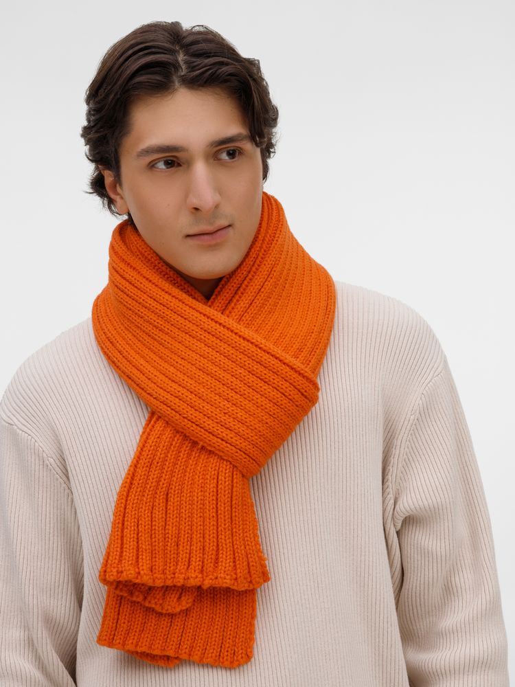 Шарф HappyGo, оранжевый-3
