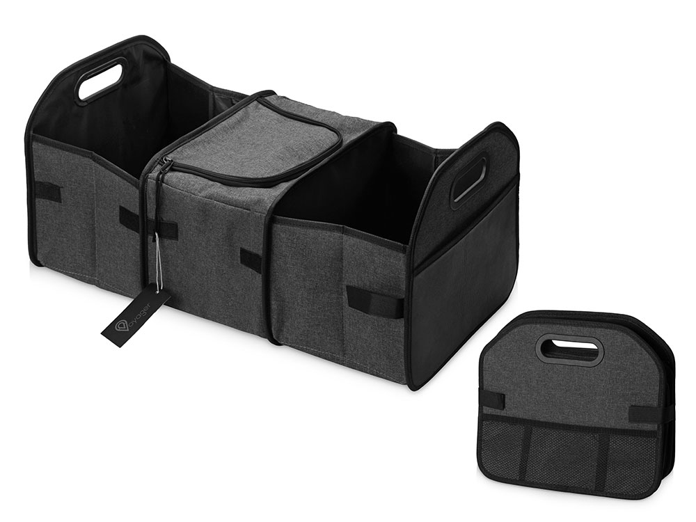 Органайзер автомобильный складной Harmony, темно-серый-0