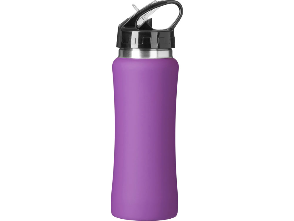 Бутылка для воды Bottle C1, сталь, soft touch, 600 мл, фиолетовый-4