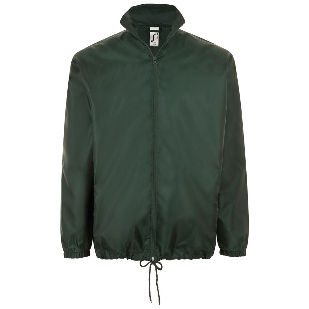 Ветровка унисекс Shift, зеленая-1
