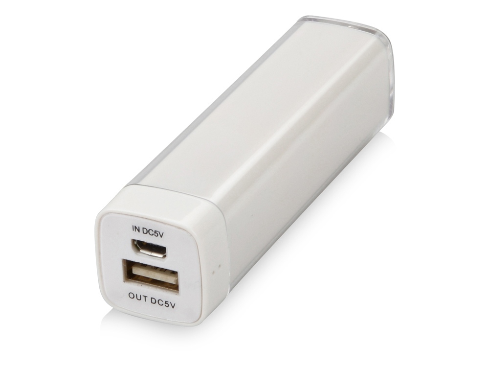 Портативное зарядное устройство Ангра, 2200 mAh, белый-0