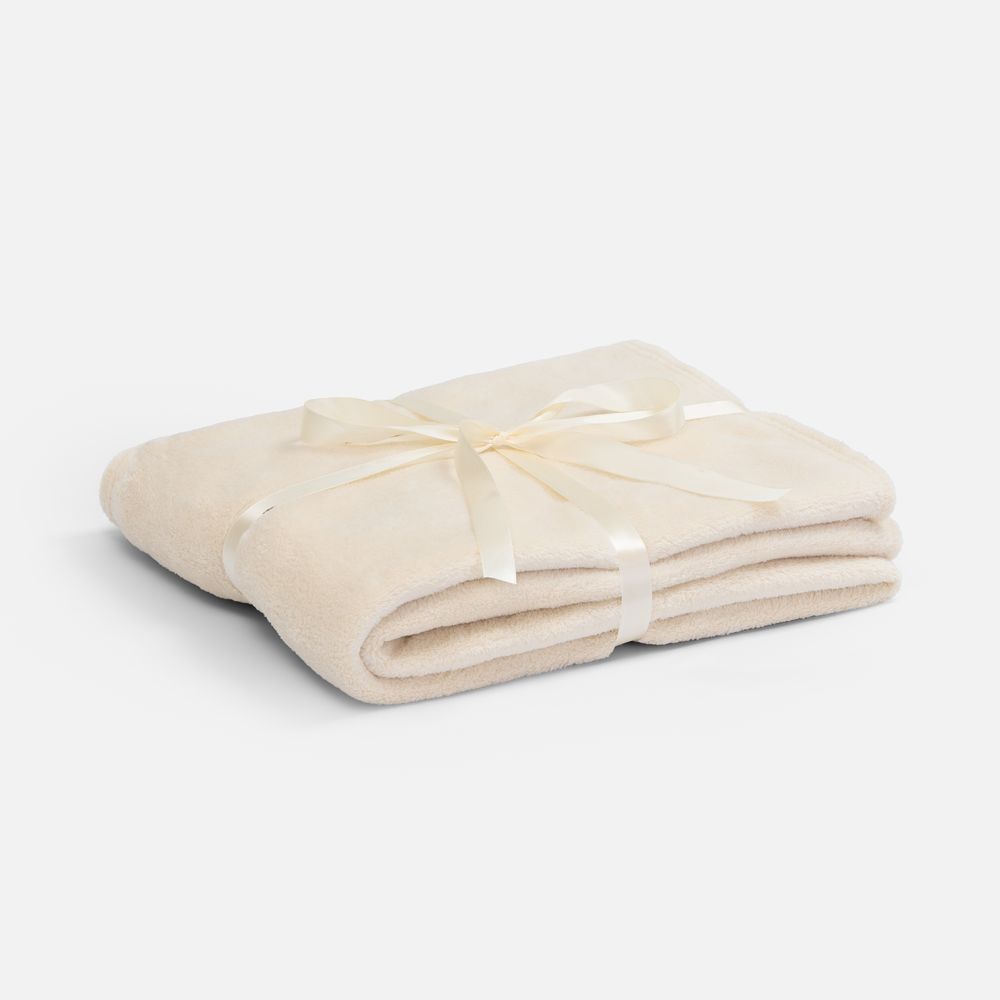 Плед Plush, бежевый-1