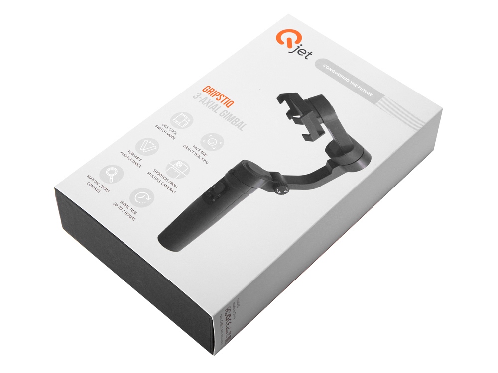 Стабилизатор трехосевой GripstiQ для смартфонов на Android, темно-серый-11