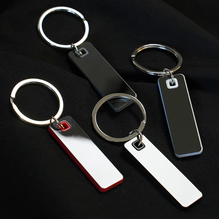 Брелок TONER STICK; 5,28 x 1.6 x 0,42 см; красный, металл/пластик, черный, красный-3