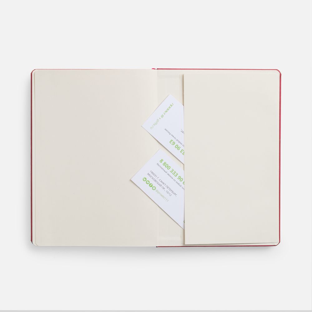 Ежедневник Urban Hard, недатированный, красный-4